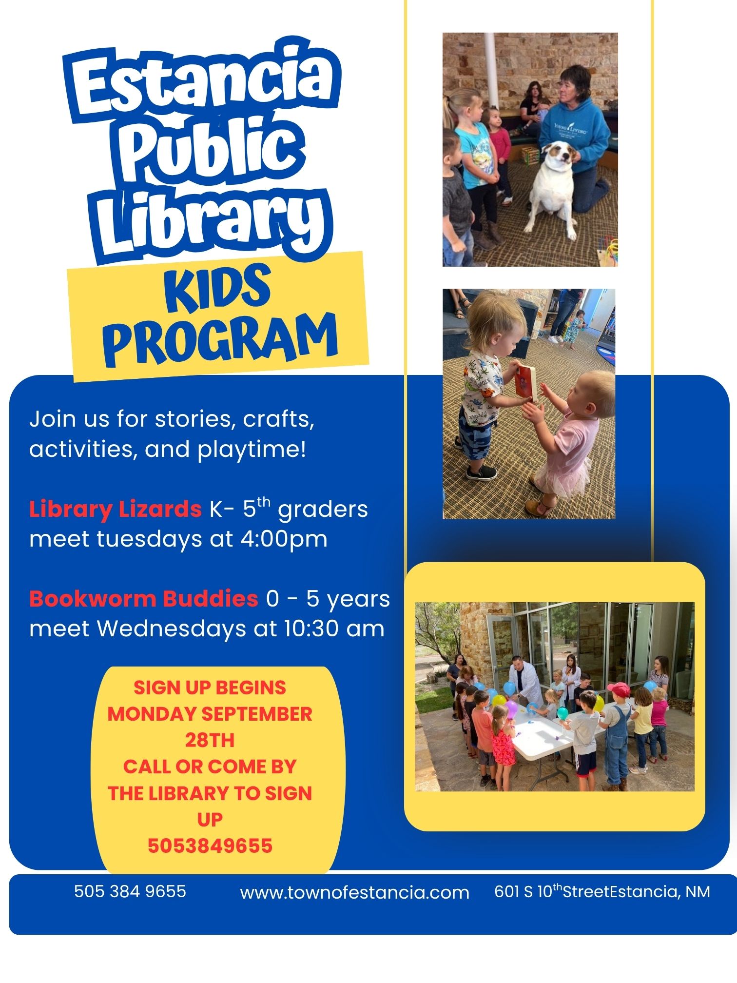 fall 2026 registration sign up kids 